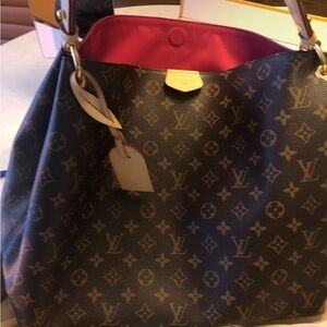 Louis Vuitton bag like new. I just never use it anymore.